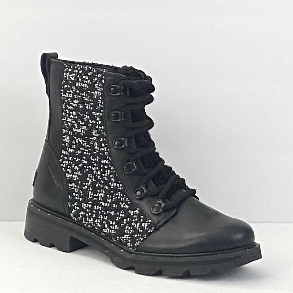 New Sorel Lennox Genuine Shearling Waterproof Lace-Up Boot - Picture 6 of 12